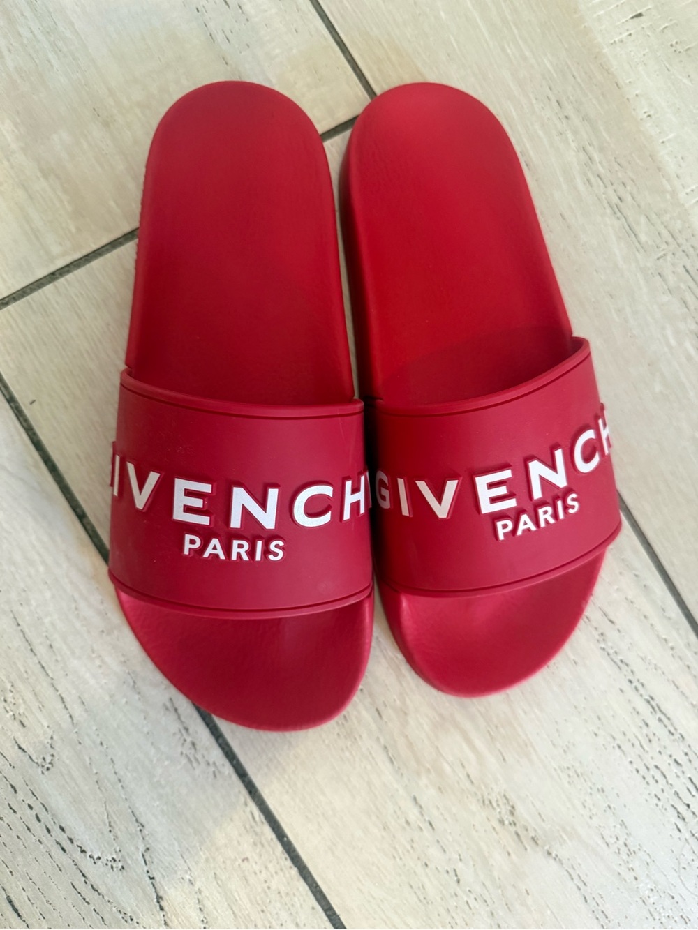 Red Givenchy Slides - Picture 5 of 6